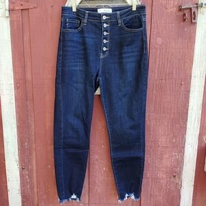 KanCan Midnight Blue Cropped Jeans